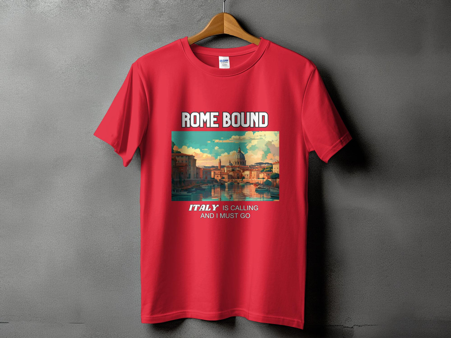 Rome Bound Italy is Calling Travel Day T-Shirt for Men, Women, Kids & Babies. Family Matching Set, Family Traveling Day T-shirt, Italy Trip