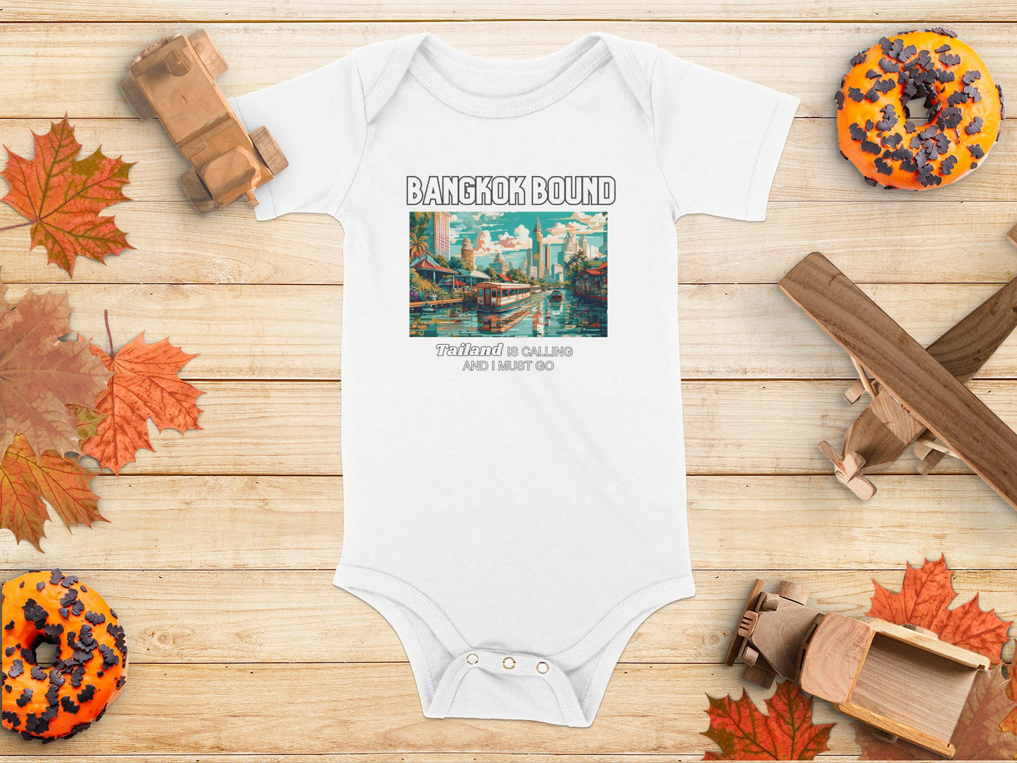 Bangkok Bound Thailand is Calling Travel Day T-Shirt for Men, Women, Kids & Babies. Family Matching Set, Family Traveling Day T-shirts