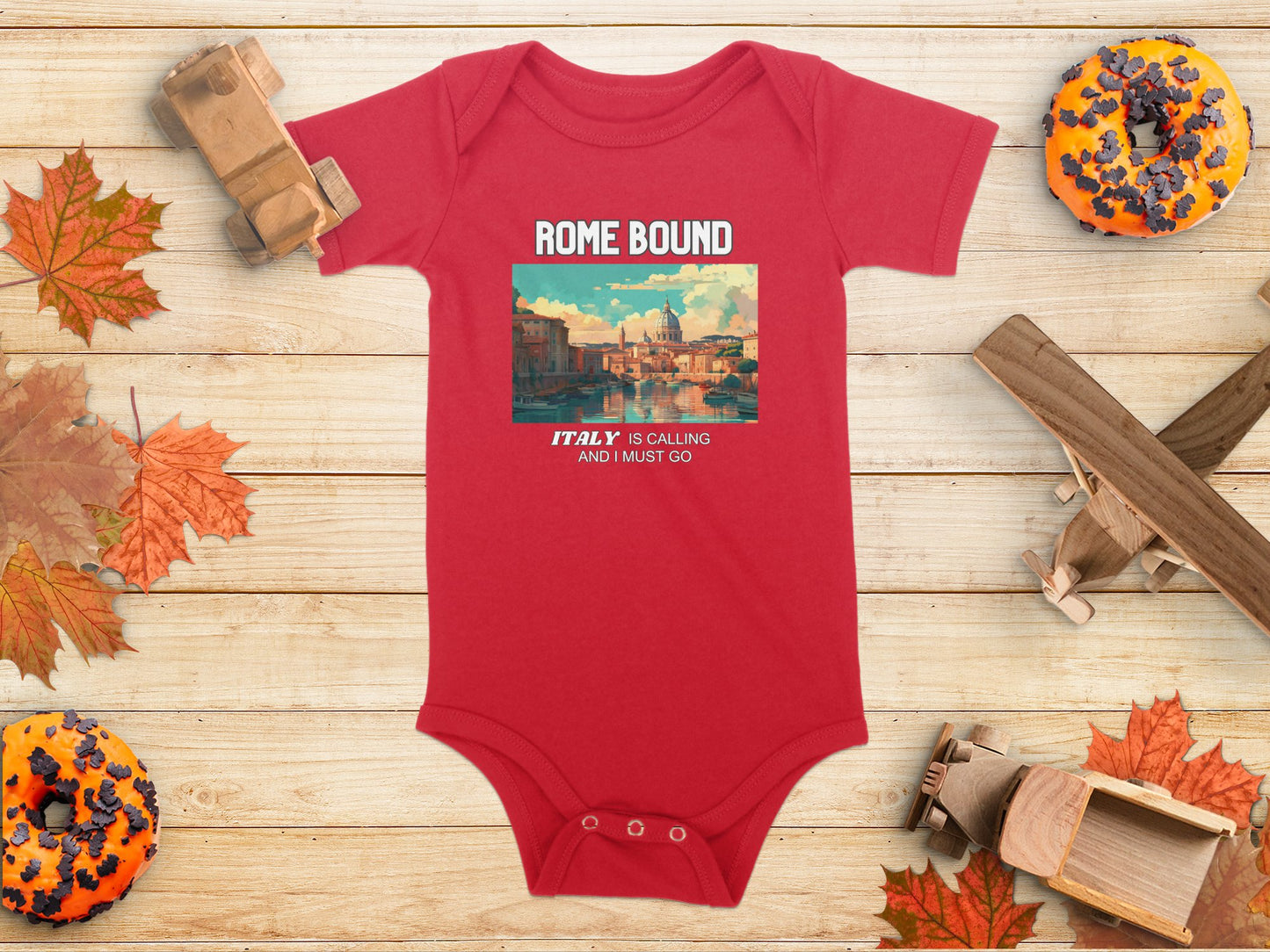 Rome Bound Italy is Calling Travel Day T-Shirt for Men, Women, Kids & Babies. Family Matching Set, Family Traveling Day T-shirt, Italy Trip