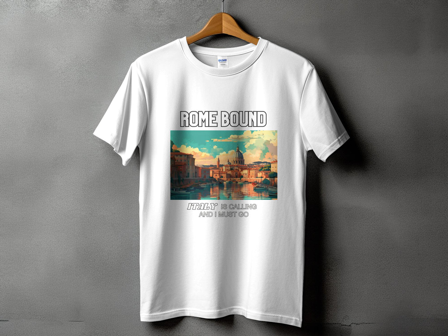 Rome Bound Italy is Calling Travel Day T-Shirt for Men, Women, Kids & Babies. Family Matching Set, Family Traveling Day T-shirt, Italy Trip