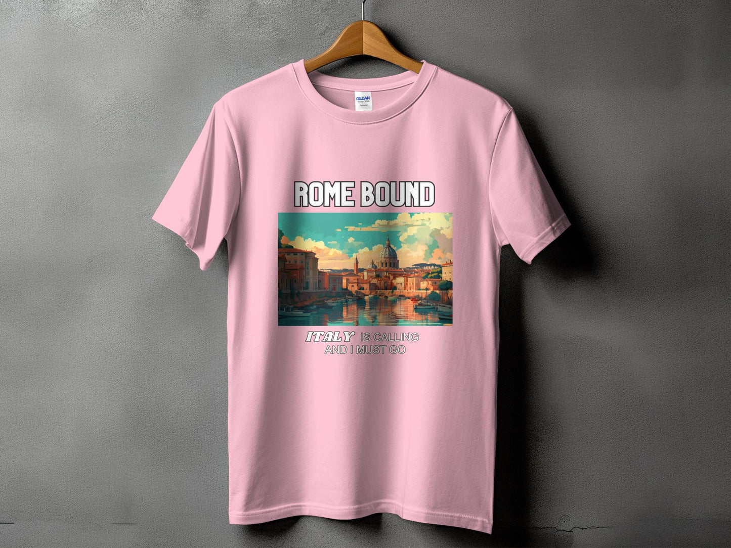 Rome Bound Italy is Calling Travel Day T-Shirt for Men, Women, Kids & Babies. Family Matching Set, Family Traveling Day T-shirt, Italy Trip