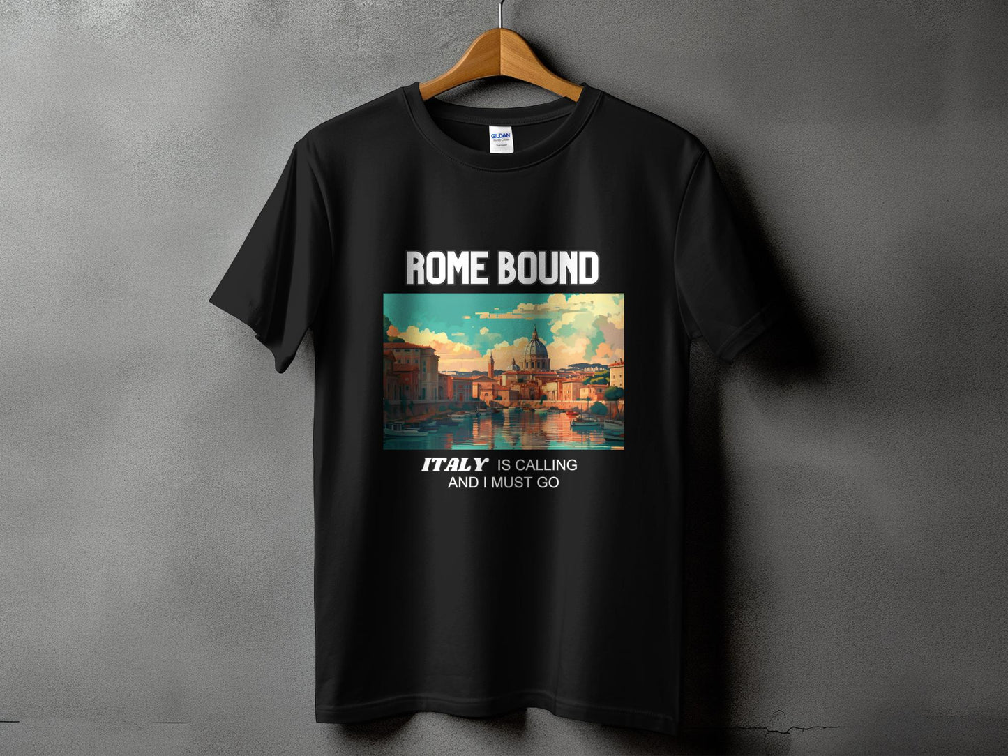 Rome Bound Italy is Calling Travel Day T-Shirt for Men, Women, Kids & Babies. Family Matching Set, Family Traveling Day T-shirt, Italy Trip