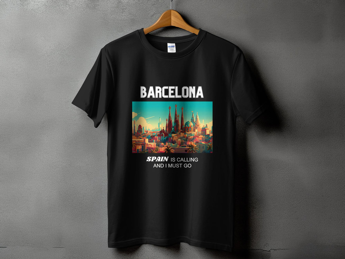 Barcelona Spain is Calling Travel Day T-Shirt for Men, Women, Kids & Babies. Family Matching Set, Family Traveling Day T-shirt, Spain Trip