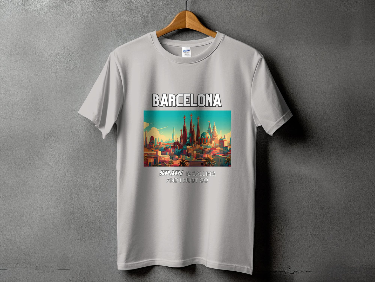 Barcelona Spain is Calling Travel Day T-Shirt for Men, Women, Kids & Babies. Family Matching Set, Family Traveling Day T-shirt, Spain Trip