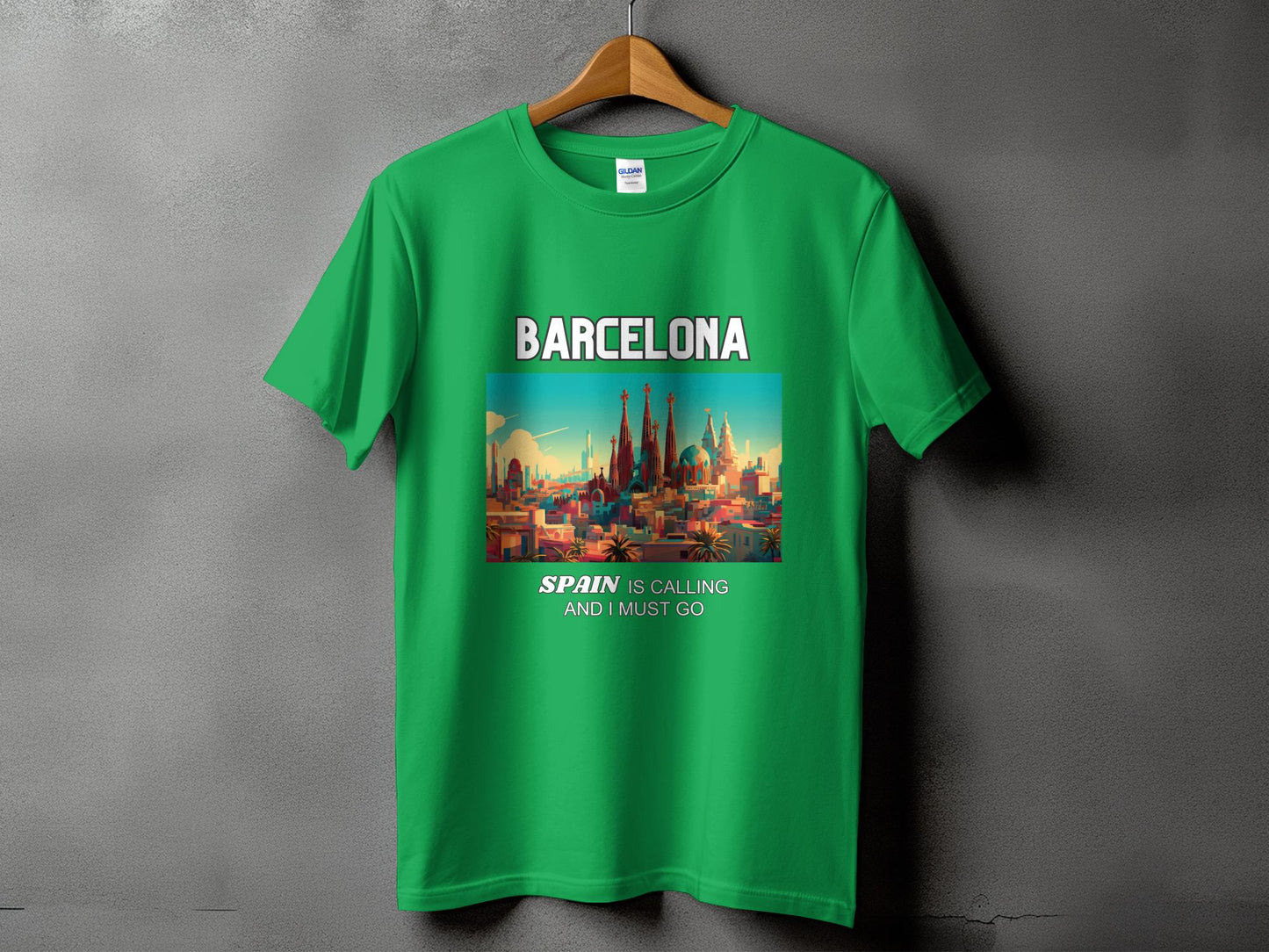 Barcelona Spain is Calling Travel Day T-Shirt for Men, Women, Kids & Babies. Family Matching Set, Family Traveling Day T-shirt, Spain Trip