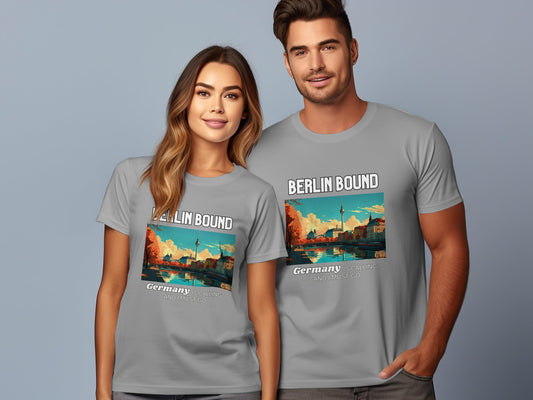Berlin Bound Germany is Calling Travel Day T-Shirt for Men, Women, Kids & Babies. Family Matching Set, Family Traveling Day T-shirt
