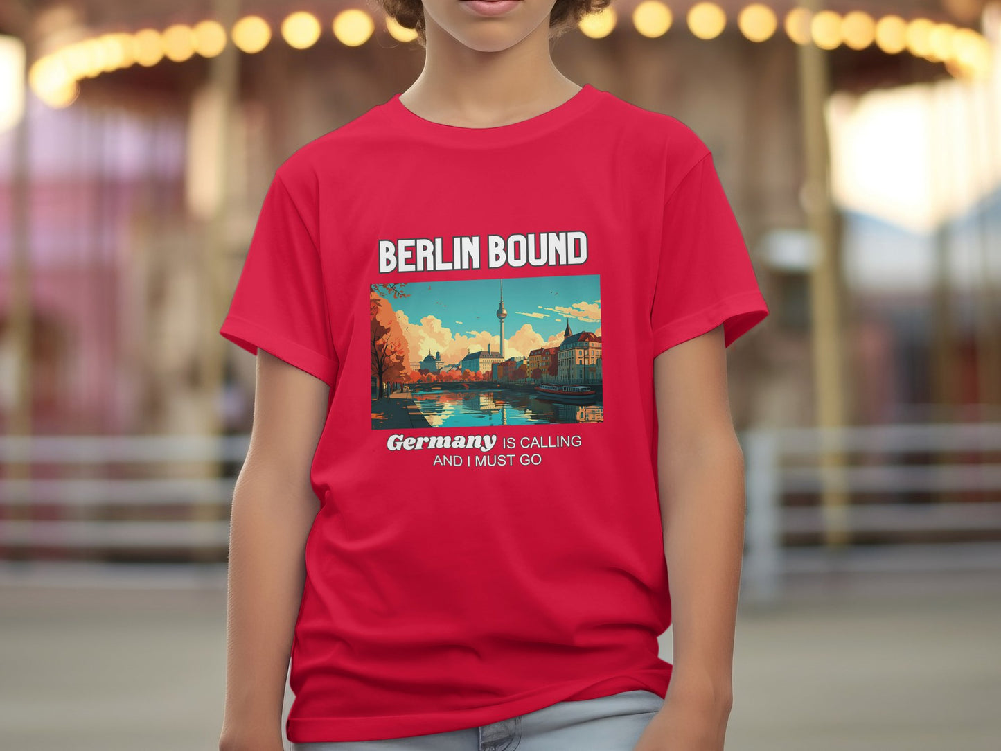 Berlin Bound Germany is Calling Travel Day T-Shirt for Men, Women, Kids & Babies. Family Matching Set, Family Traveling Day T-shirt