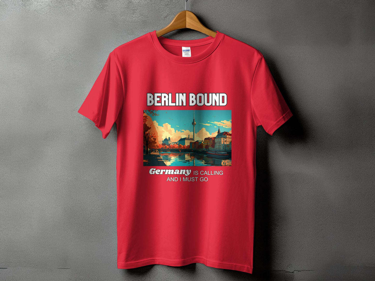 Berlin Bound Germany is Calling Travel Day T-Shirt for Men, Women, Kids & Babies. Family Matching Set, Family Traveling Day T-shirt