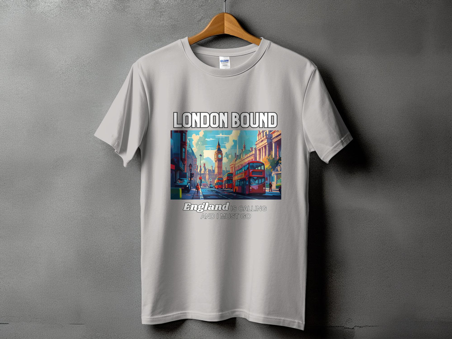 London Bound England is Calling Travel Day T-Shirt for Men, Women, Kids & Babies. Family Matching Set, Family Traveling Day T-shirt, UK Trip
