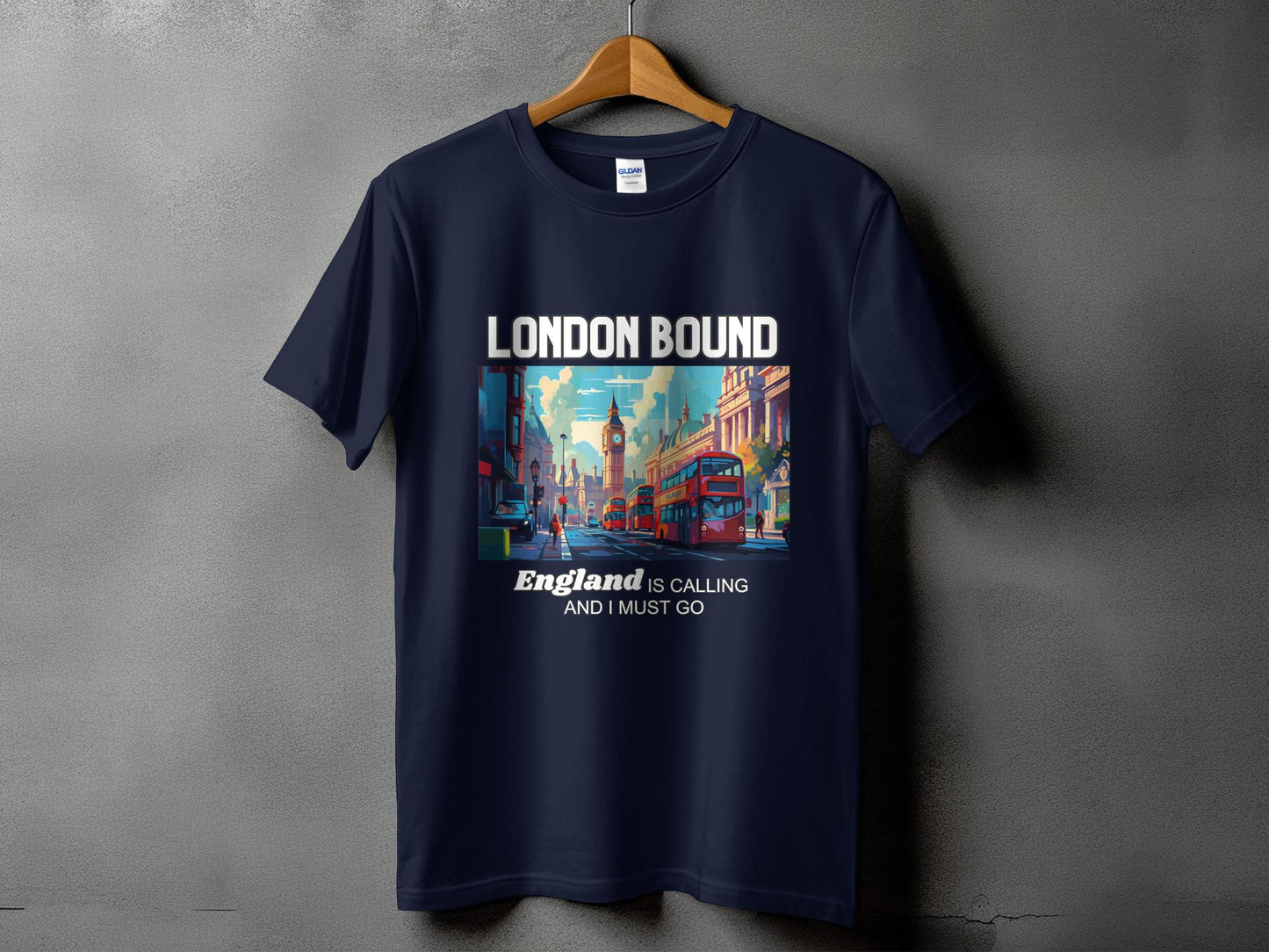 London Bound England is Calling Travel Day T-Shirt for Men, Women, Kids & Babies. Family Matching Set, Family Traveling Day T-shirt, UK Trip