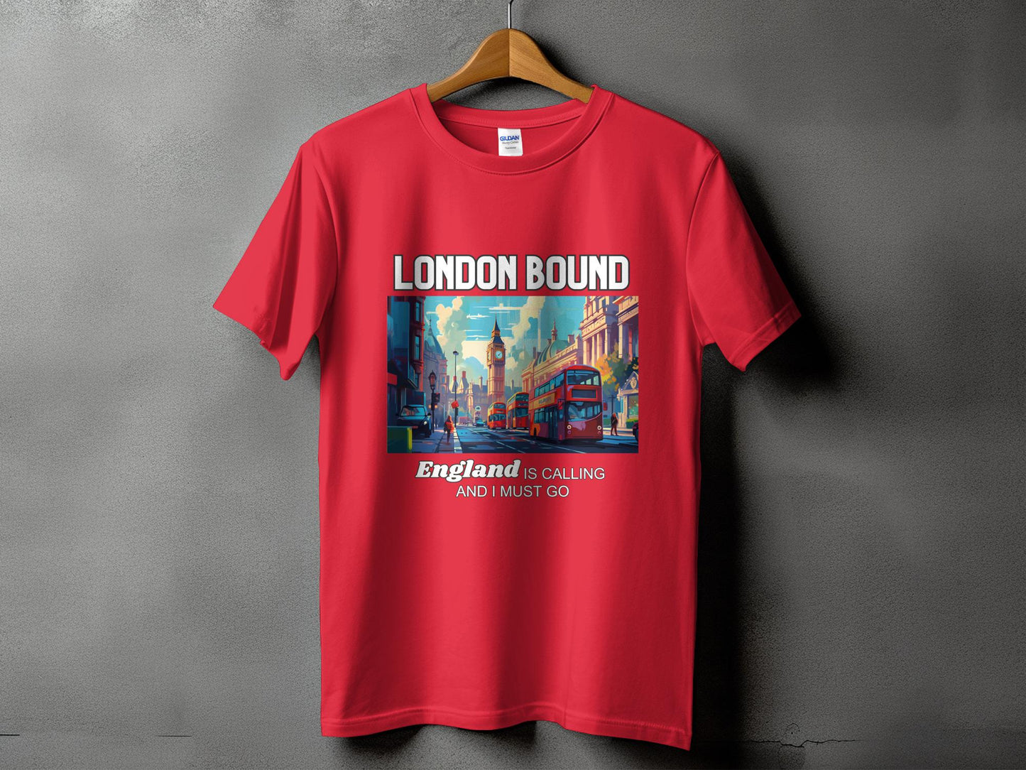 London Bound England is Calling Travel Day T-Shirt for Men, Women, Kids & Babies. Family Matching Set, Family Traveling Day T-shirt, UK Trip