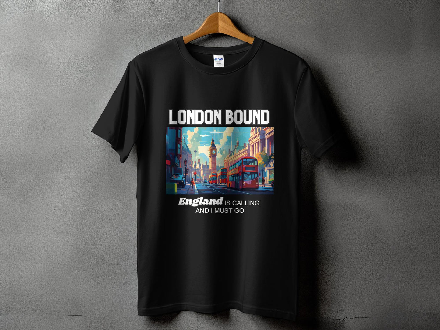 London Bound England is Calling Travel Day T-Shirt for Men, Women, Kids & Babies. Family Matching Set, Family Traveling Day T-shirt, UK Trip