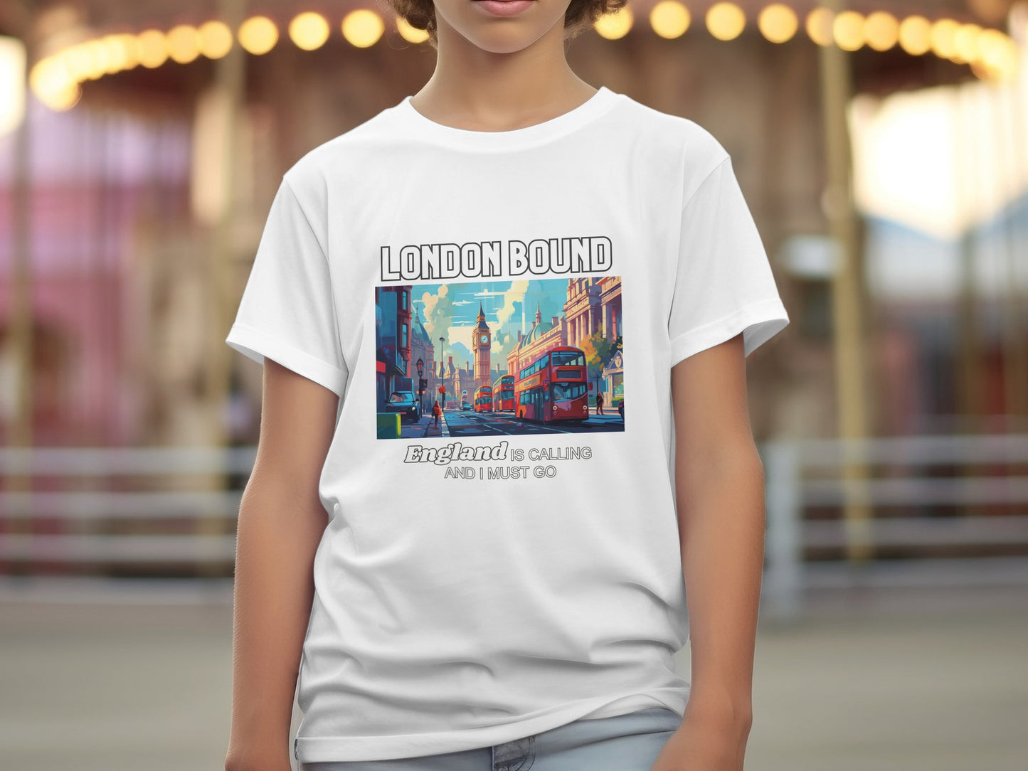 London Bound England is Calling Travel Day T-Shirt for Men, Women, Kids & Babies. Family Matching Set, Family Traveling Day T-shirt, UK Trip