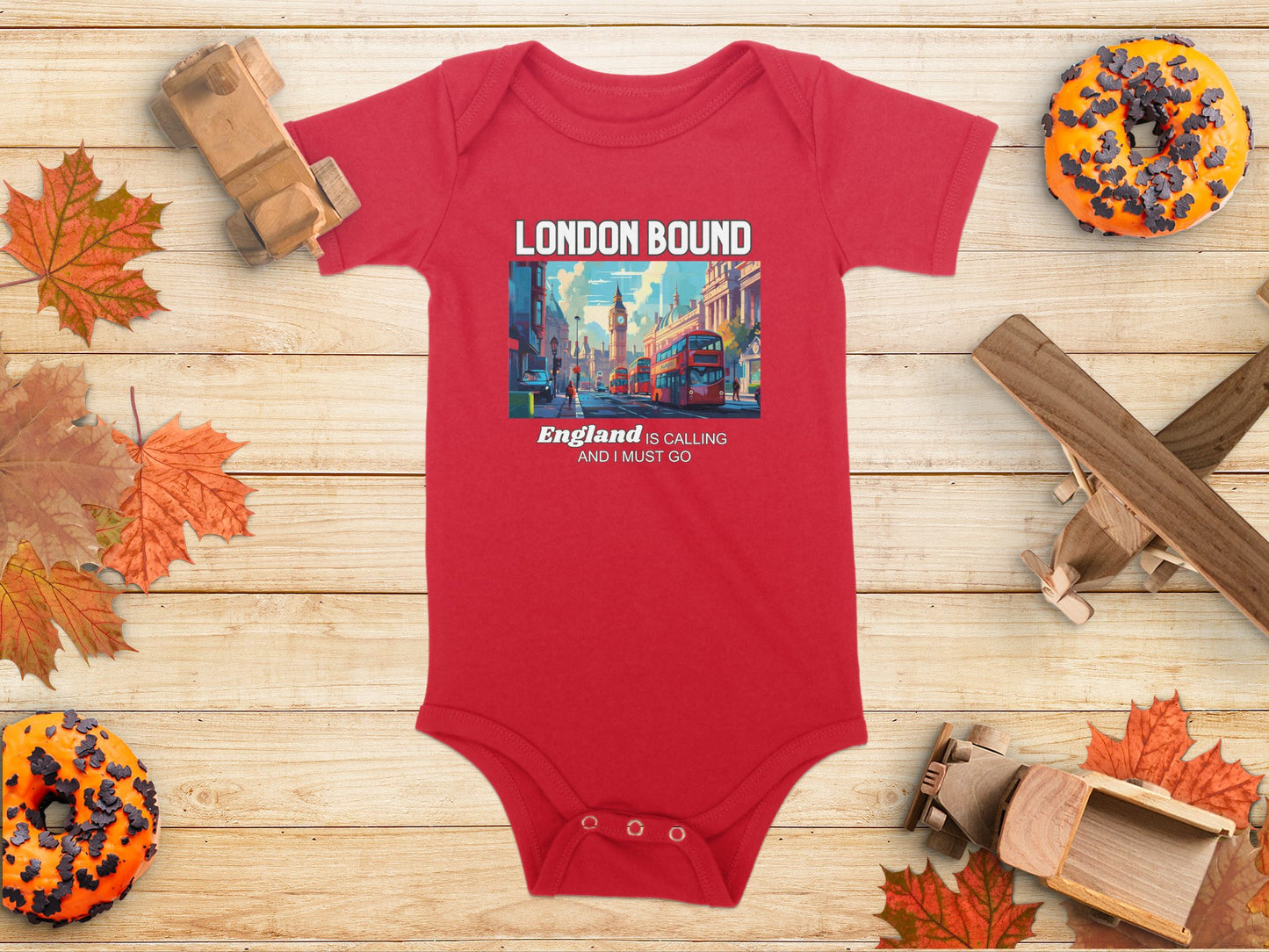 London Bound England is Calling Travel Day T-Shirt for Men, Women, Kids & Babies. Family Matching Set, Family Traveling Day T-shirt, UK Trip