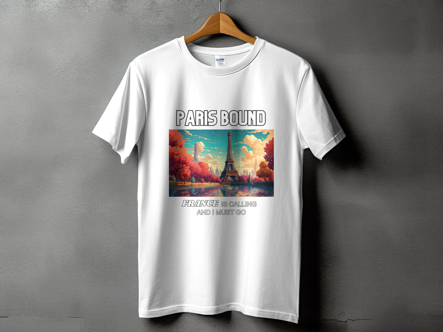 Paris Bound France is Calling Travel Day T-Shirt for Men, Women, Kids & Babies. Family Matching Set, Family Traveling Day T-shirt Paris Trip