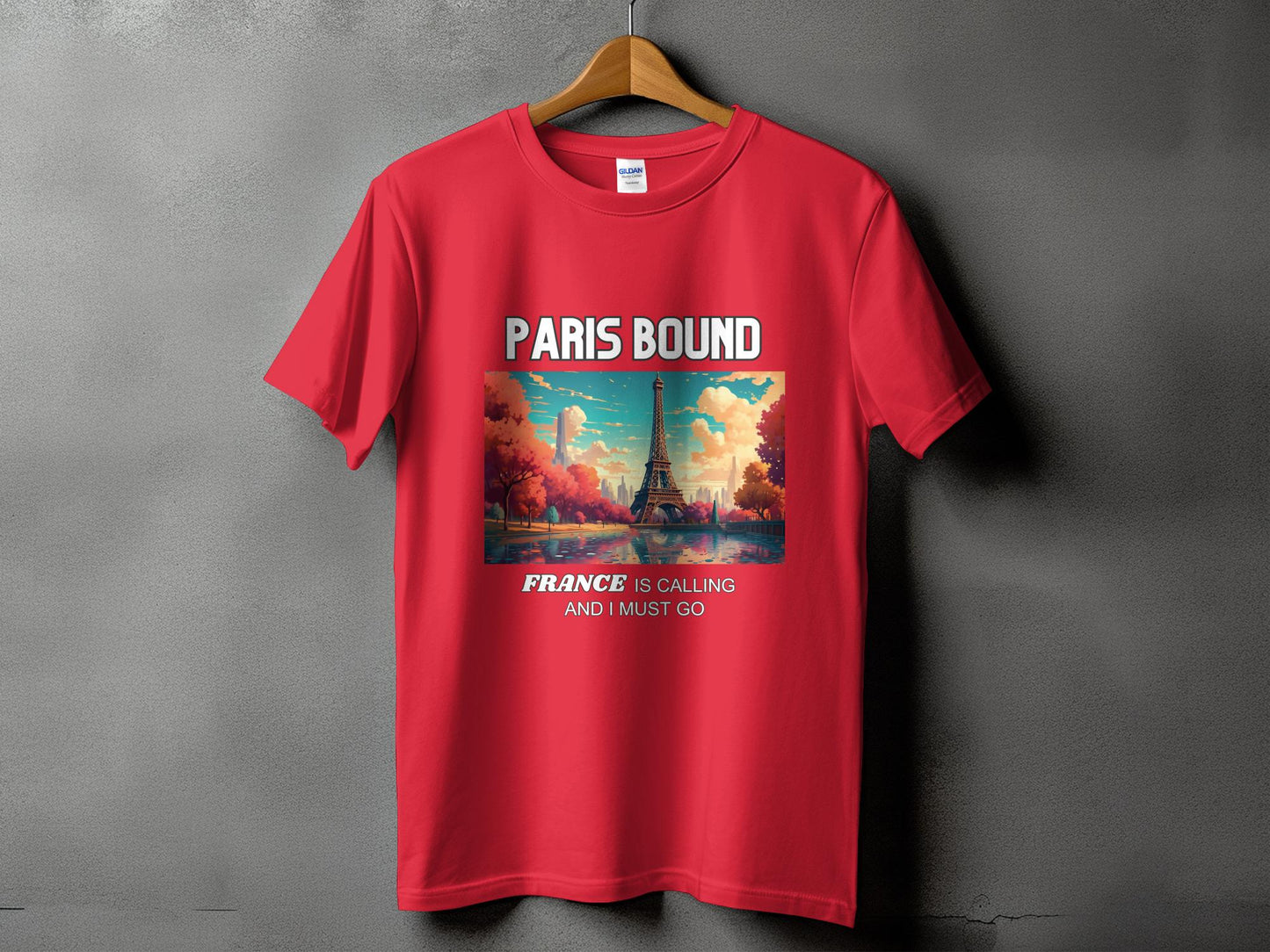Paris Bound France is Calling Travel Day T-Shirt for Men, Women, Kids & Babies. Family Matching Set, Family Traveling Day T-shirt Paris Trip